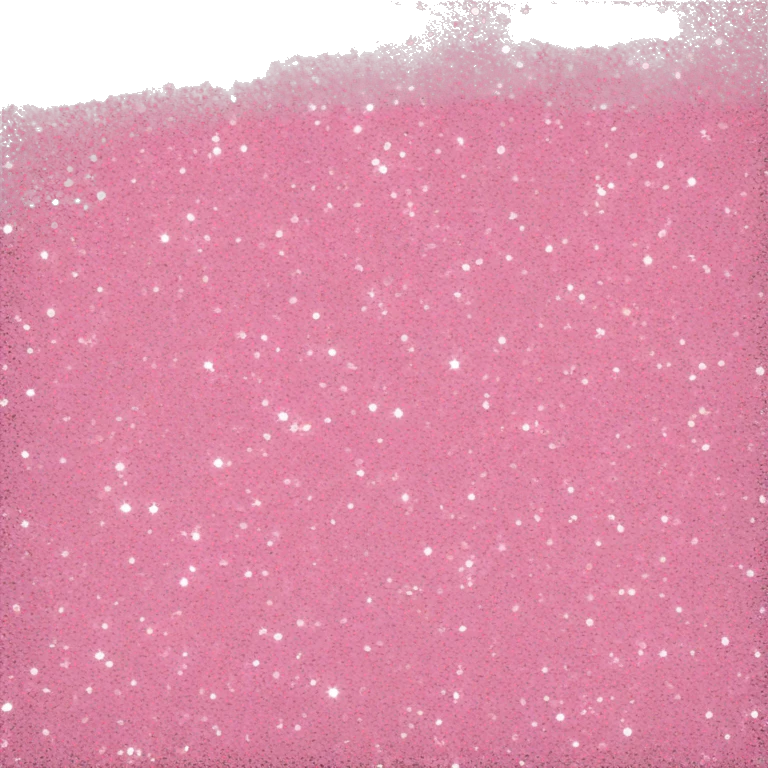 Pink glitter emoji