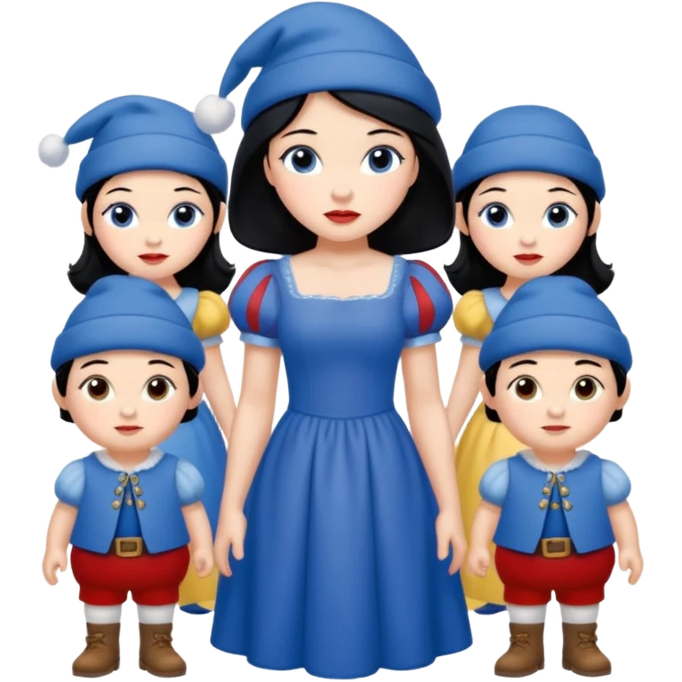 snow white seven dwarf emoji