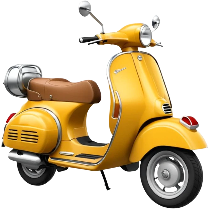 kahverengi küt saçlı gelin kahverengi saçlı damat turuncu vespa motor sürüyor emoji