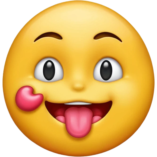 Emoji licking nipples emoji