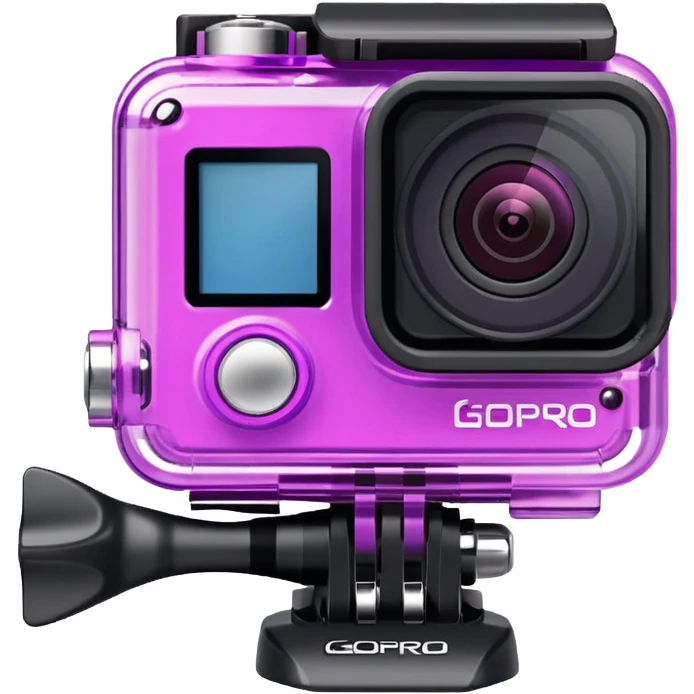 purple pink blue gopro emoji