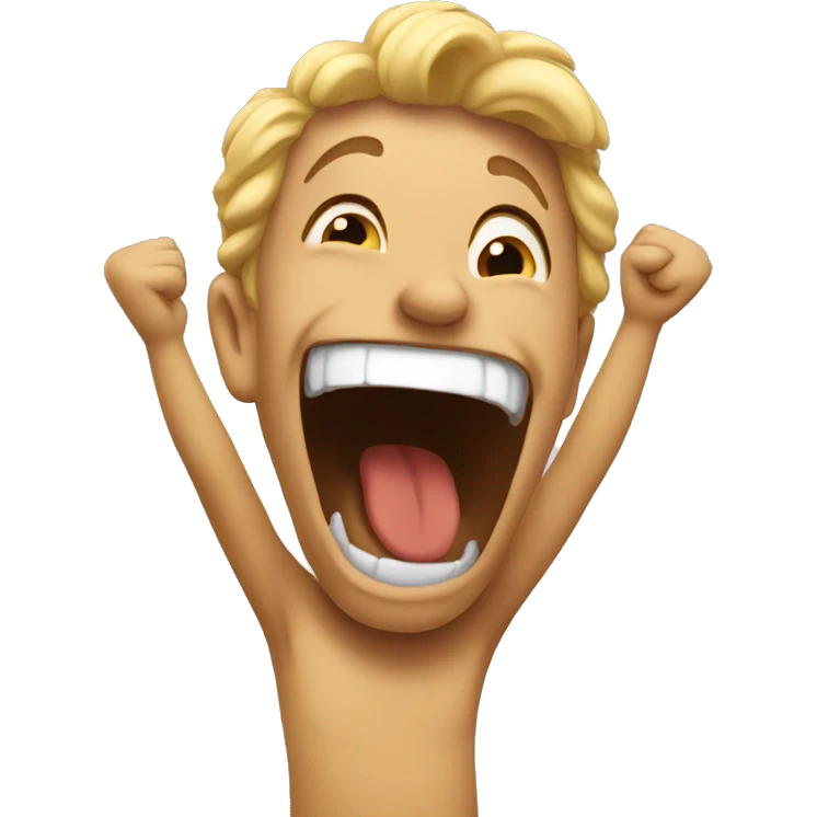 Emoji cheering emoji