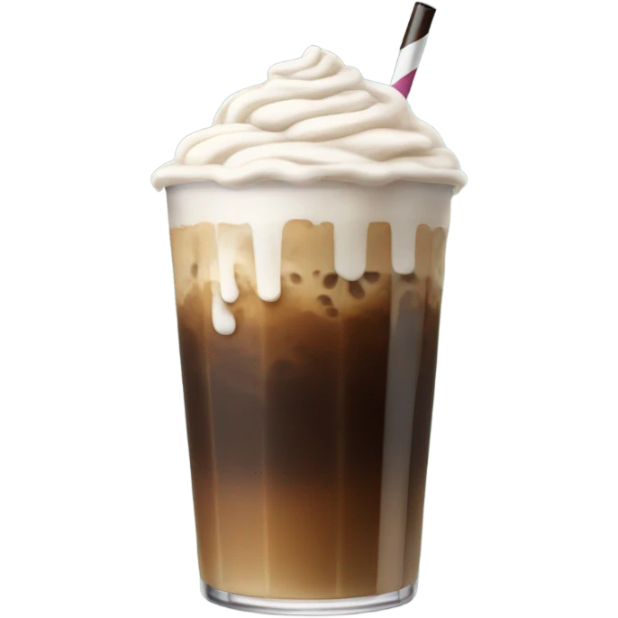 Iced coffee emoji