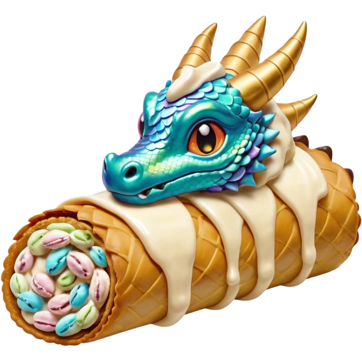 Slick dragon mixed cananoli emoji