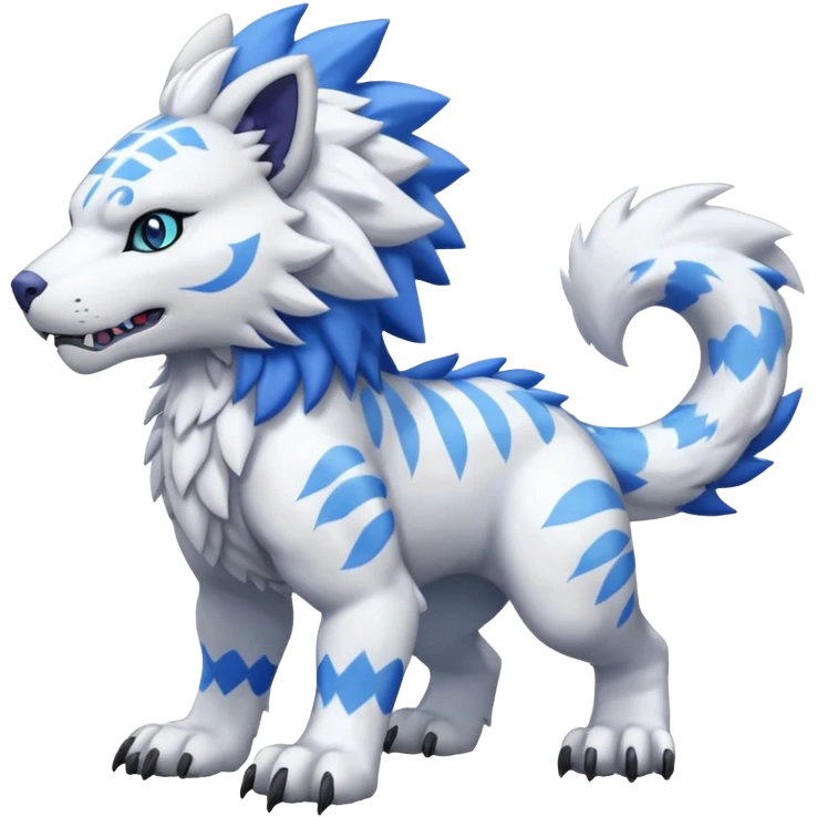 Garurumon (full body emoji