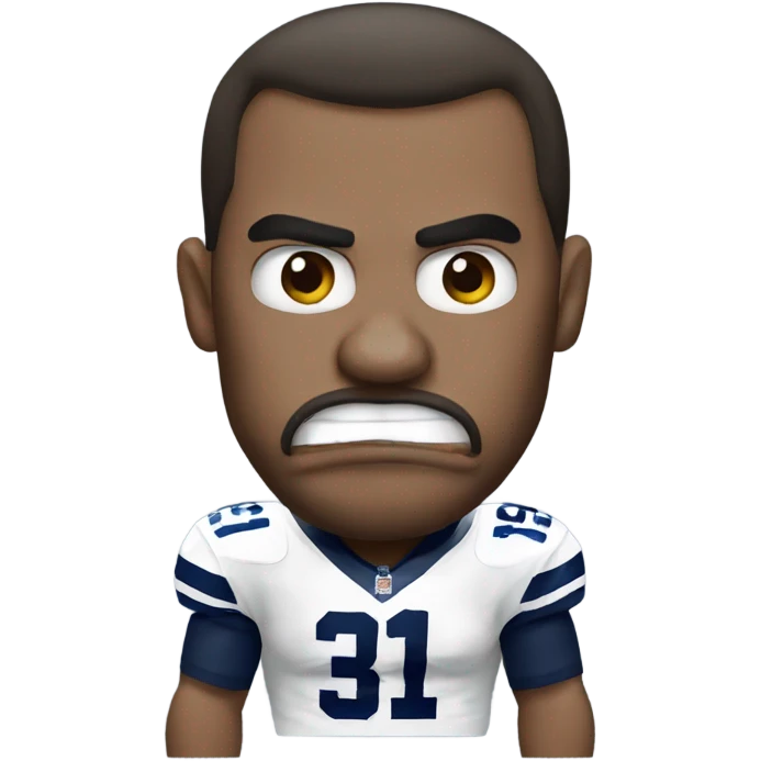 Angry Dallas cowboys fan  emoji