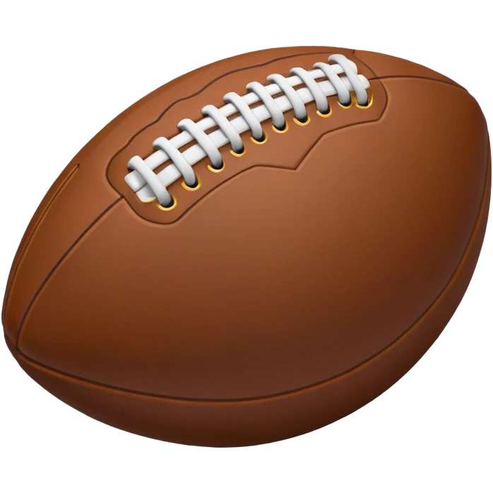 create a football icon inspired by airbnb category icons it should just be a white outline emoji