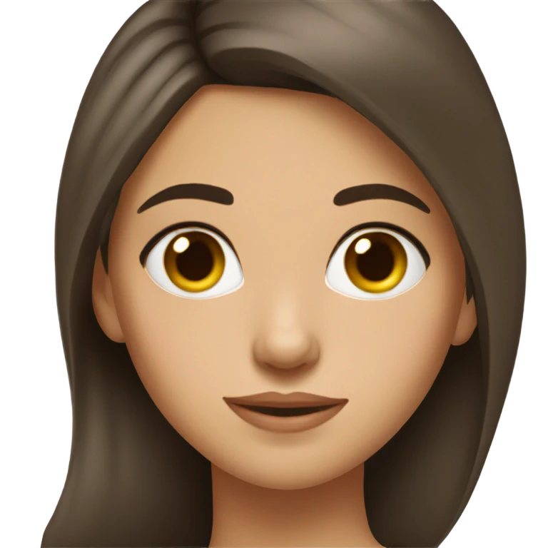 A brunette russian girl emoji