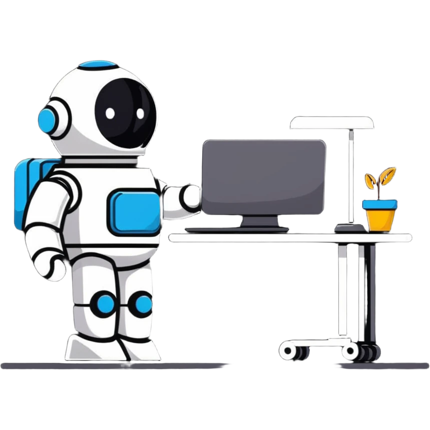 furniture store robot assistant emoji