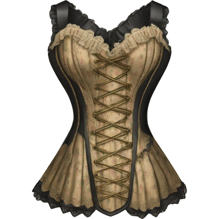 Beautiful vintage corset dress  emoji