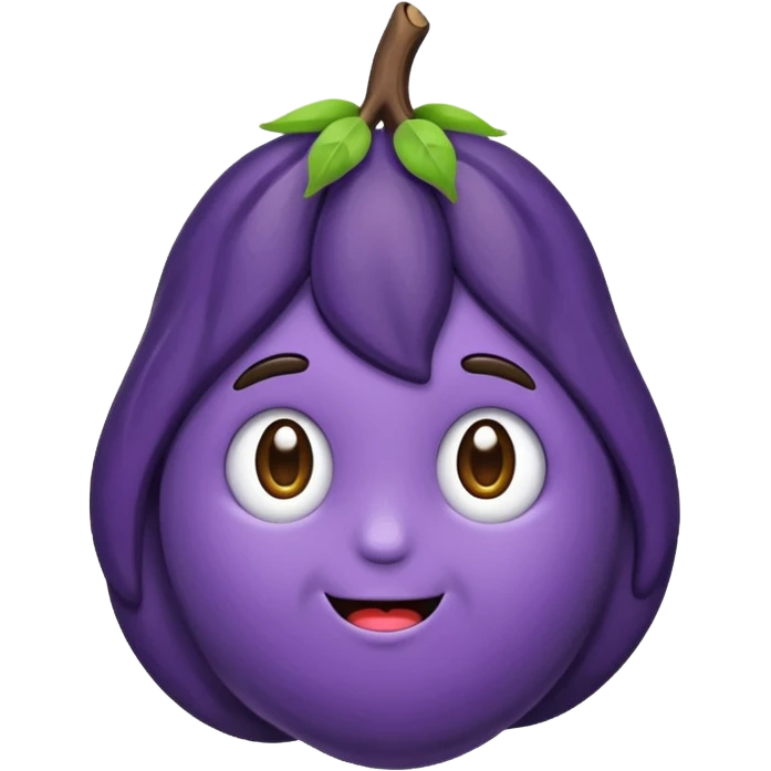 cute prune emoji