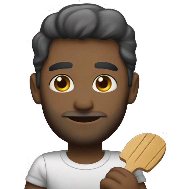 Domelipa con paleta en manos  emoji