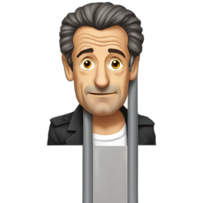 Nicolas Sarkozy in jail emoji