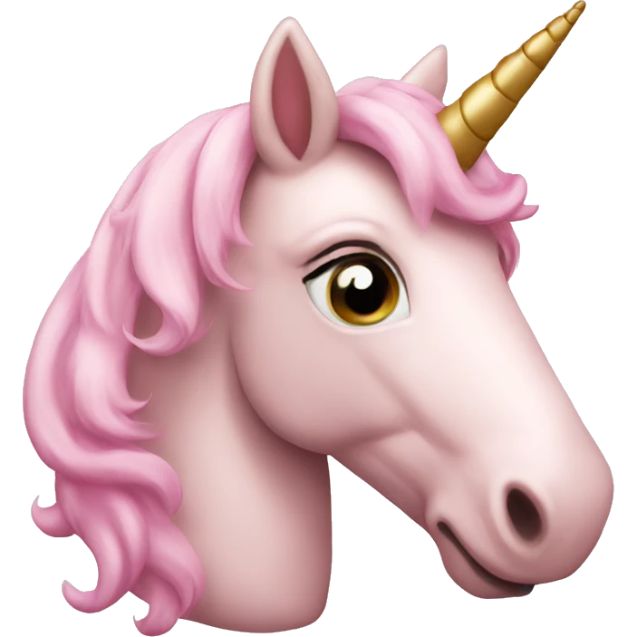 Light pink unicorn balloon  emoji