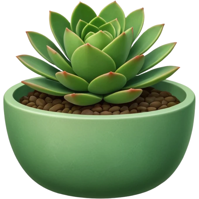 Succulent + ceramic bowl, Window Plant. emoji