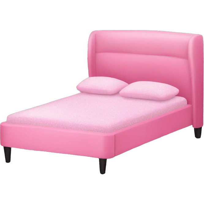 Pink glitter twinbed  emoji