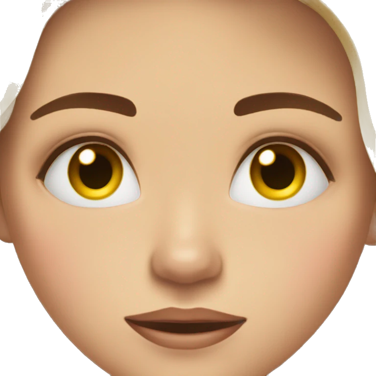 dryness in the skin / girl emoji