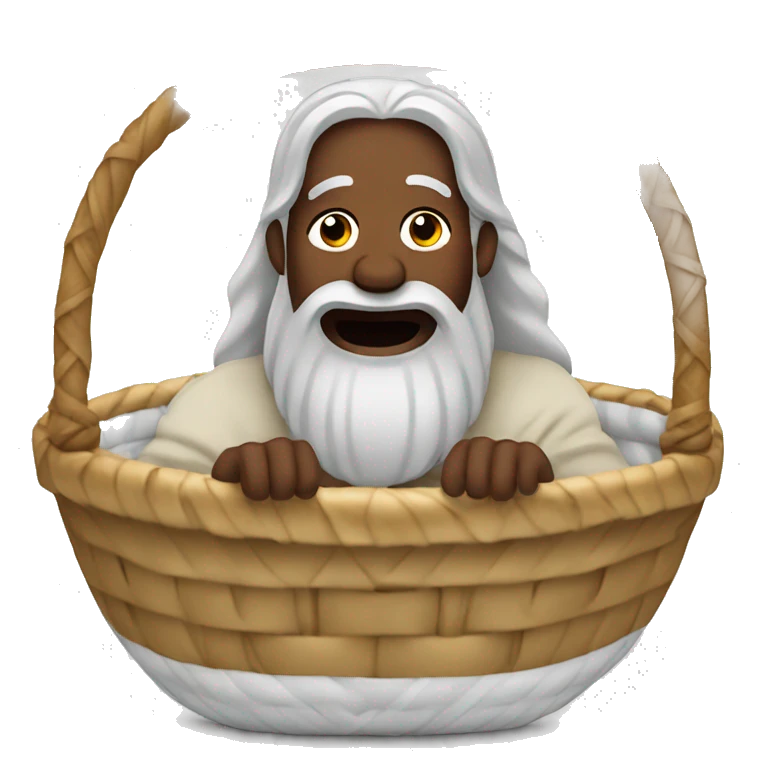 moses in basket emoji