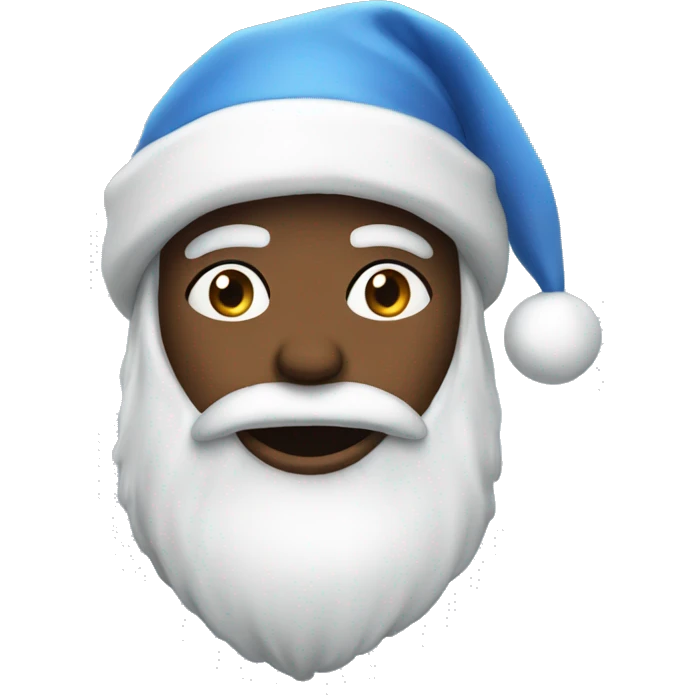 blue christmas  emoji
