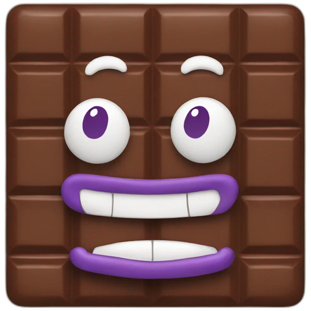 Chocolat Milka tablette emoji