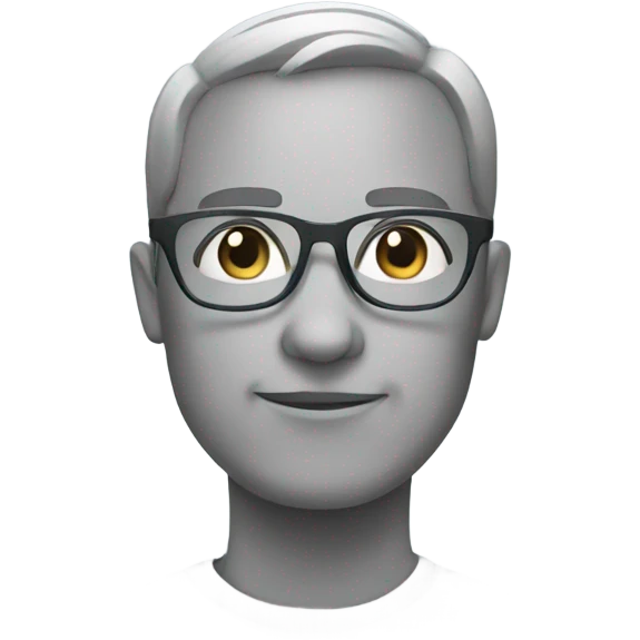 translucent gray glasses emoji