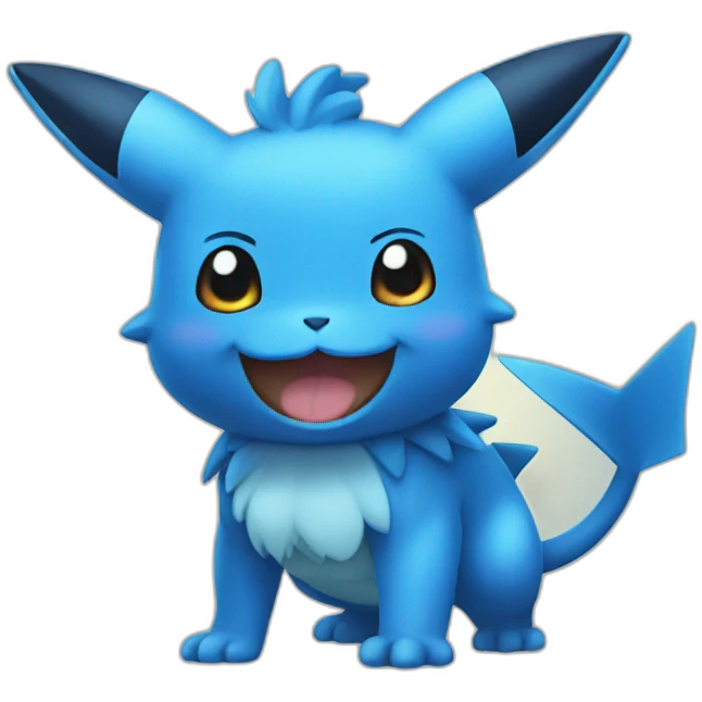 blue pokemon cute emoji