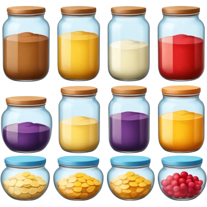 hobby baking ingredients emoji