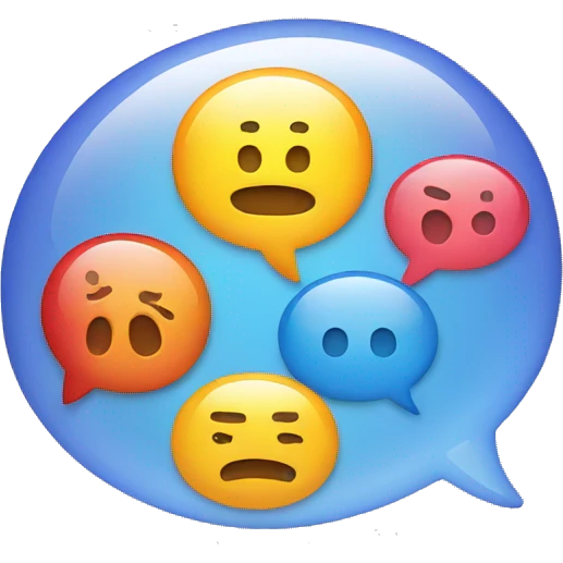 Message bubble emoji