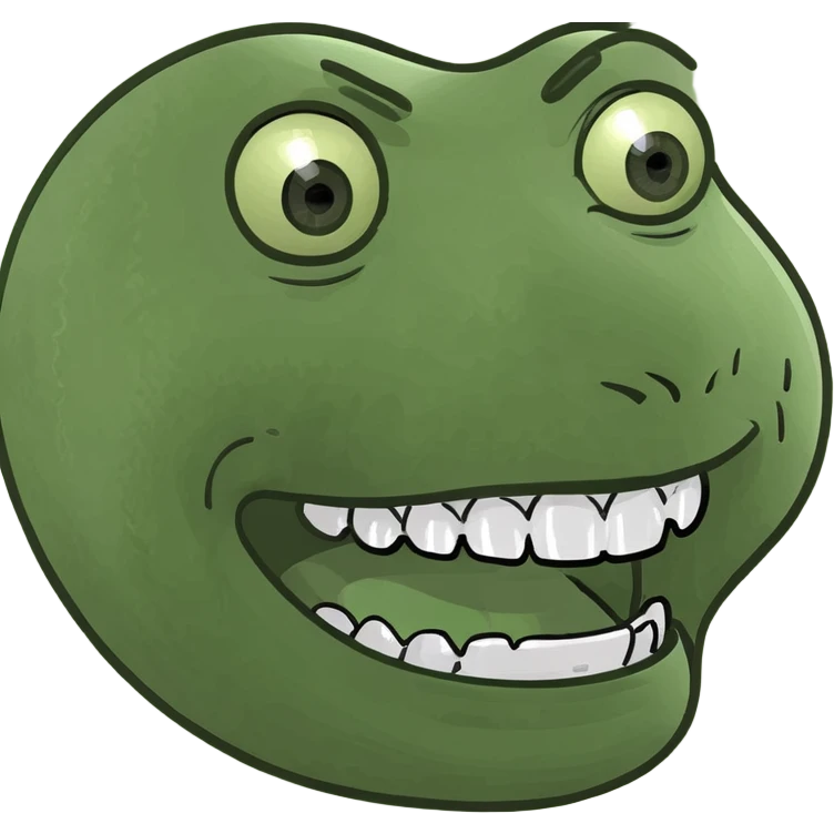 face with rounded showing showing teerh emoji