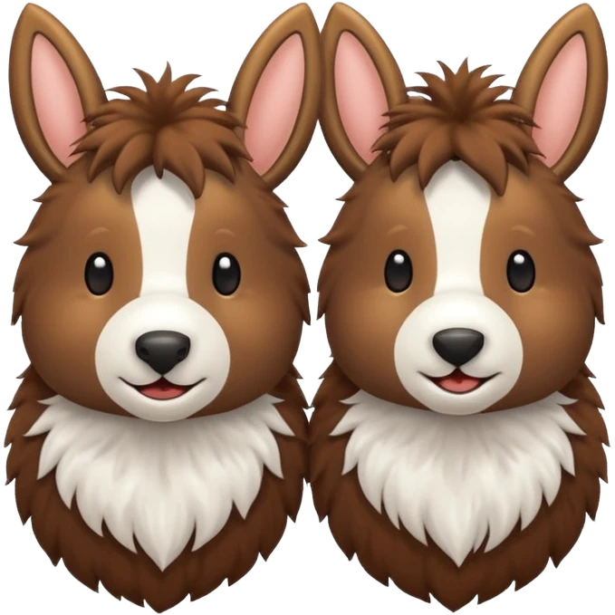 mules with a pom-pom emoji