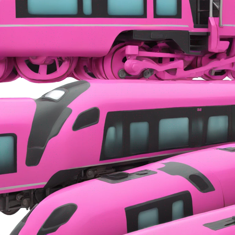 Pink train emoji