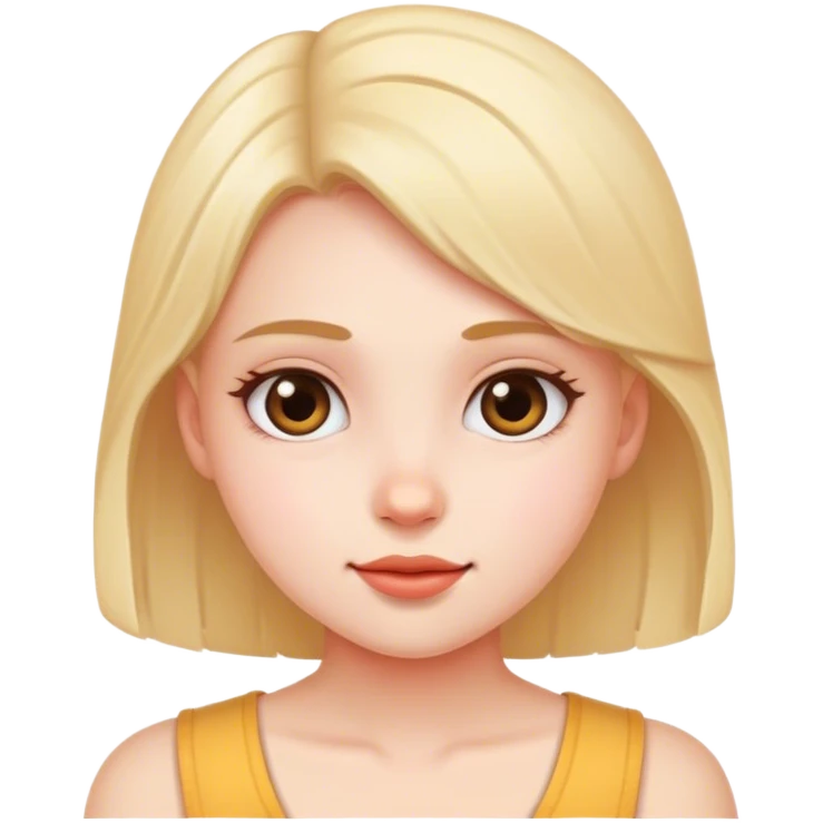 Cute girl emoji