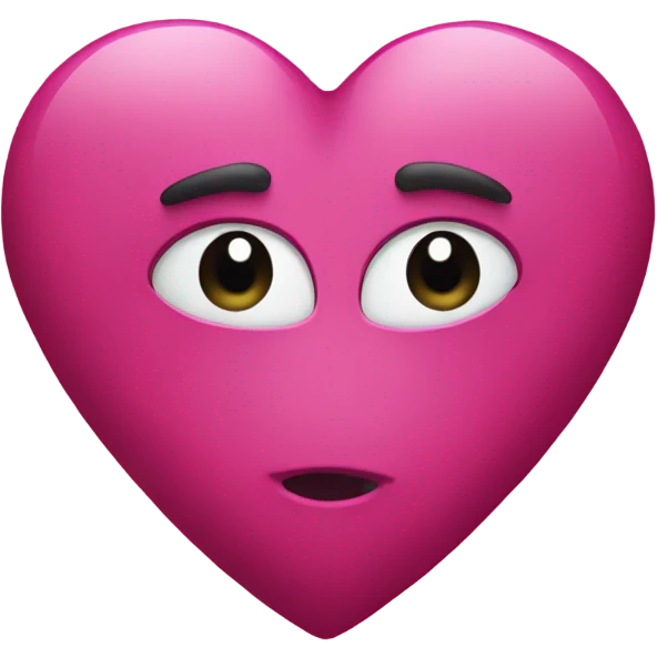 dark pink heart emoji