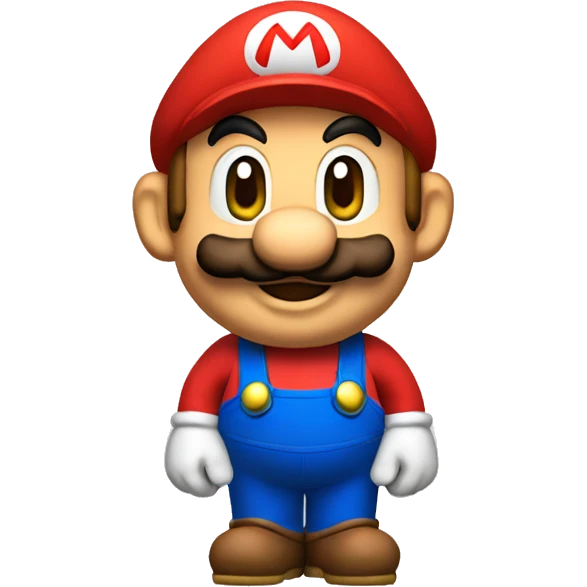  super mario dressed like in brittany emoji