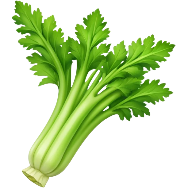 fresh green celery stalk emoji