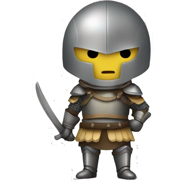 Armored figure emoji