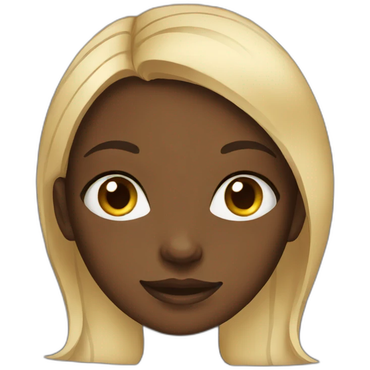 Black girl emoji