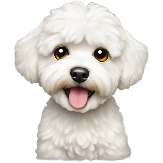 White maltipoo emoji