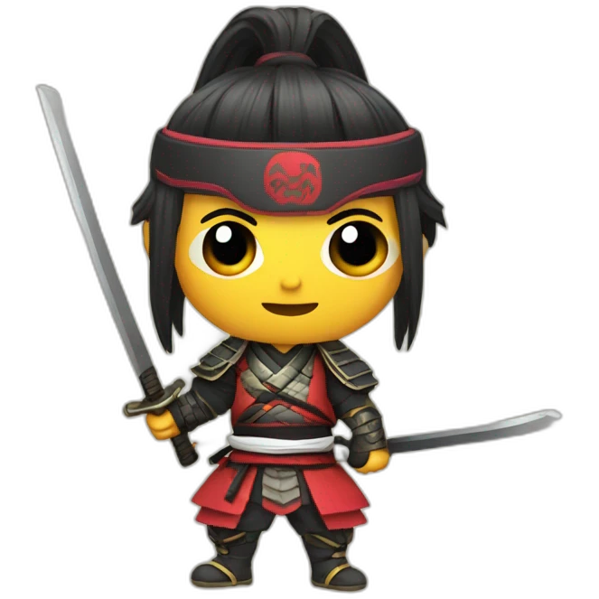 Gamer samurai  emoji