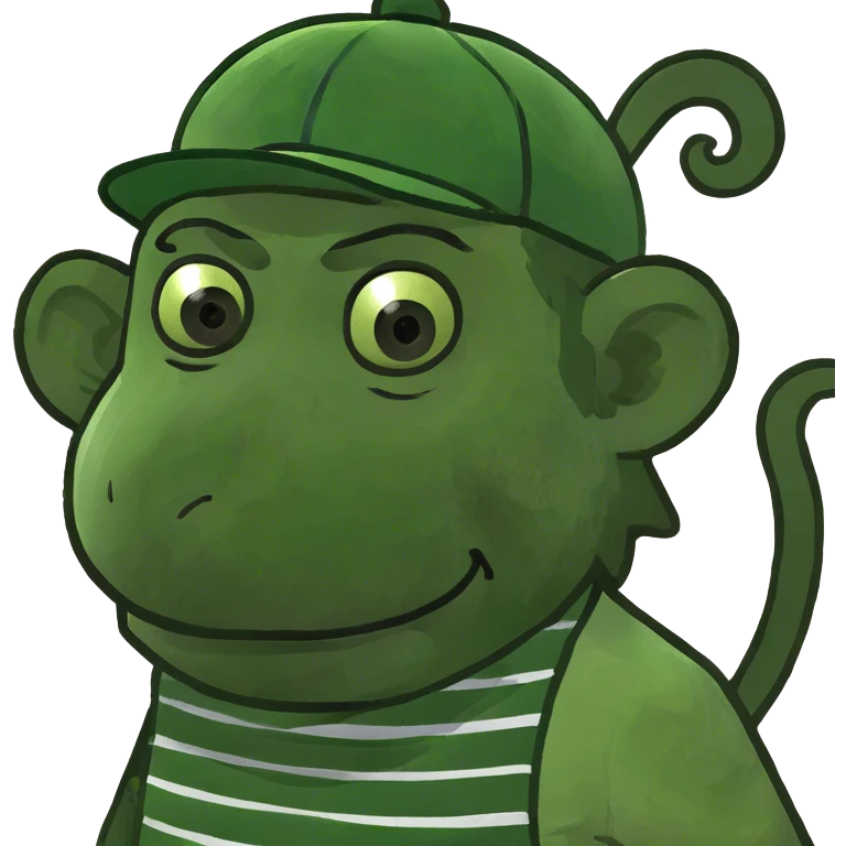 man that looks like monkey emoji