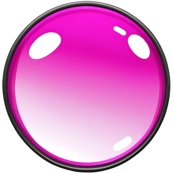 magenta color simple illustration of a looking glass emoji