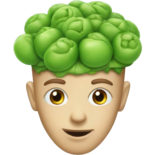 Pea brain  emoji