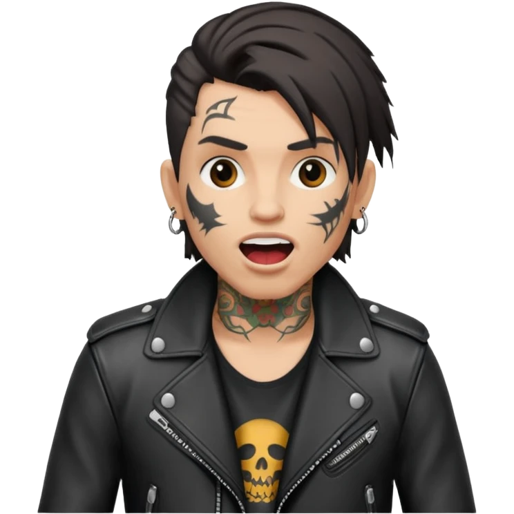 rocker singing emoji