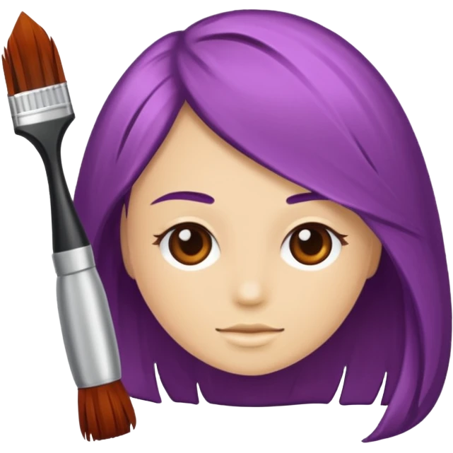 hair dye tool emoji