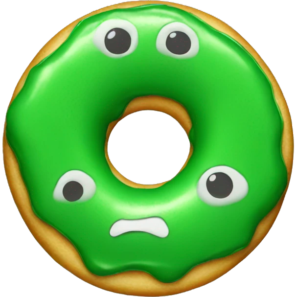 green donut emoji
