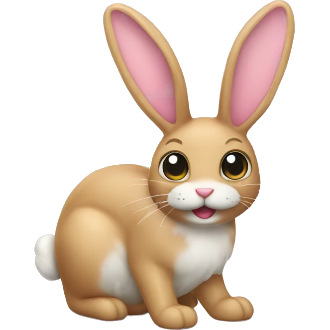 Bunny jelly cat emoji