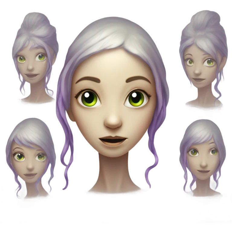 a alien woman full body emoji