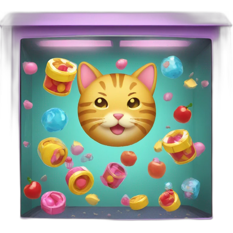 cat claw machine game emoji