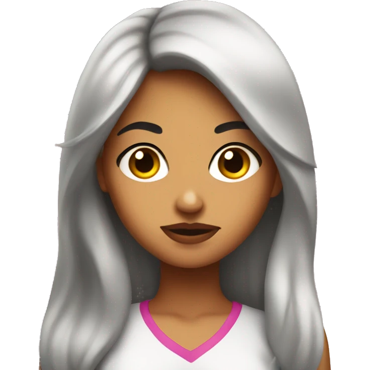latina girl emoji giving u sassy stare emoji