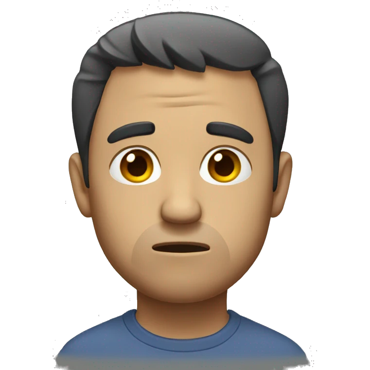 very sad guy  emoji